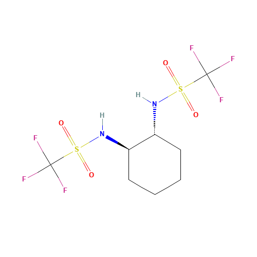 1,1,1-trifluoro-N-[(1R,2R)-2-(trifluoromethylsulfonylamino)cyclohexyl]methanesulfonamide (CAS: 122833-60-7) - Related Chemical Product