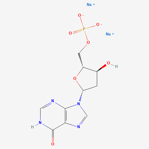 disodium;[(2R,3S,5R)-3-hydroxy-5-(6-oxo-3H-purin-9-yl)oxolan-2-yl]methyl phosphate (CAS: 14999-52-1) - Related Chemical Product