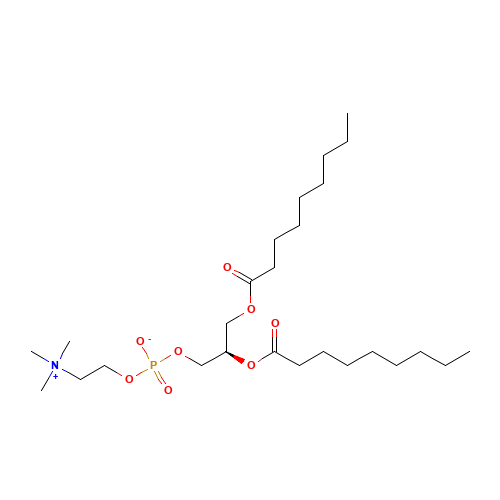 [(2R)-2,3-di(nonanoyloxy)propyl] 2-(trimethylazaniumyl)ethyl phosphate (CAS: 27869-45-0) - Related Chemical Product