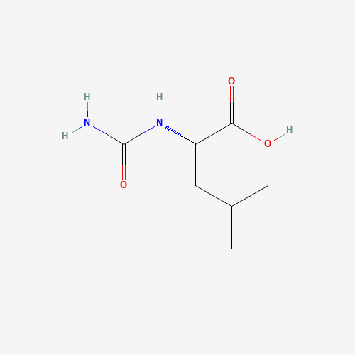 (2S)-2-(carbamoylamino)-4-methylpentanoic acid (CAS: 26117-20-4) - Chemical Structure and Molecular Formula 