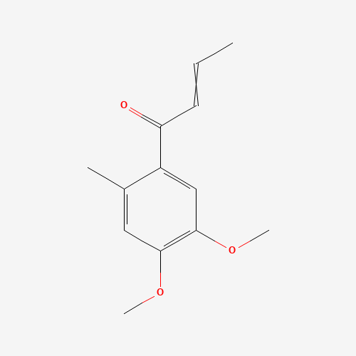 (E)-1-(4,5-dimethoxy-2-methylphenyl)but-2-en-1-one (CAS: 207233-94-1) - Related Chemical Product