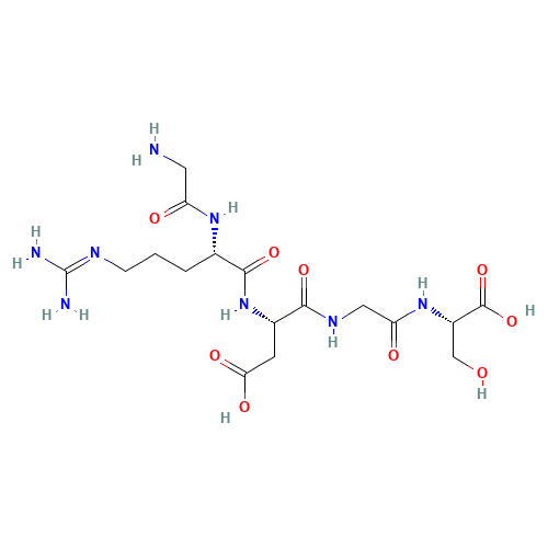 (3S)-3-[[(2S)-2-[(2-aminoacetyl)amino]-5-(diaminomethylideneamino)pentanoyl]amino]-4-[[2-[[(1S)-1-carboxy-2-hydroxyethyl]amino]-2-oxoethyl]amino]-4-oxobutanoic acid (CAS: 99131-38-1) - Related Chemical Product