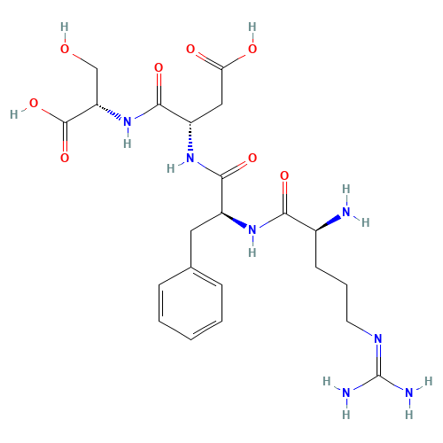 (3S)-3-[[(2S)-2-[[(2S)-2-amino-5-(diaminomethylideneamino)pentanoyl]amino]-3-phenylpropanoyl]amino]-4-[[(1S)-1-carboxy-2-hydroxyethyl]amino]-4-oxobutanoic acid (CAS: 102567-19-1) - Related Chemical Product