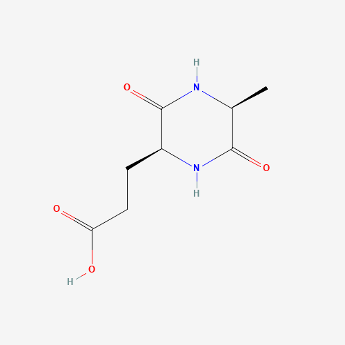 3-[(2S,5S)-5-methyl-3,6-dioxopiperazin-2-yl]propanoic acid (CAS: 16364-36-6) - Related Chemical Product