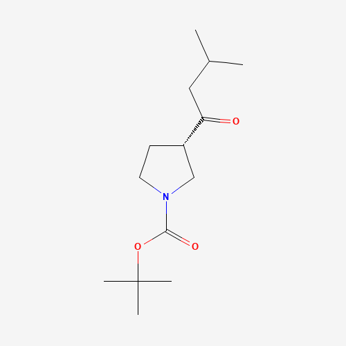 tert-butyl (3S)-3-(3-methylbutanoyl)pyrrolidine-1-carboxylate (CAS: 1251570-77-0) - Related Chemical Product