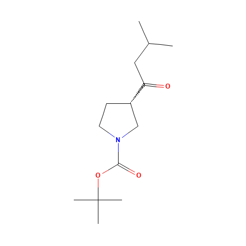 tert-butyl (3S)-3-(3-methylbutanoyl)pyrrolidine-1-carboxylate (CAS: 1251570-77-0) - Related Chemical Product
