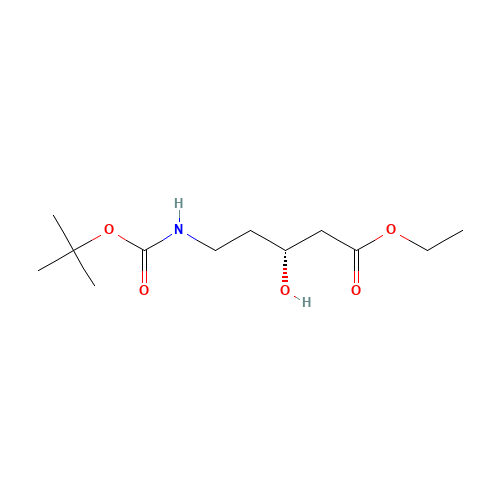 ethyl (3R)-3-hydroxy-5-[(2-methylpropan-2-yl)oxycarbonylamino]pentanoate (CAS: 182370-56-5) - Related Chemical Product