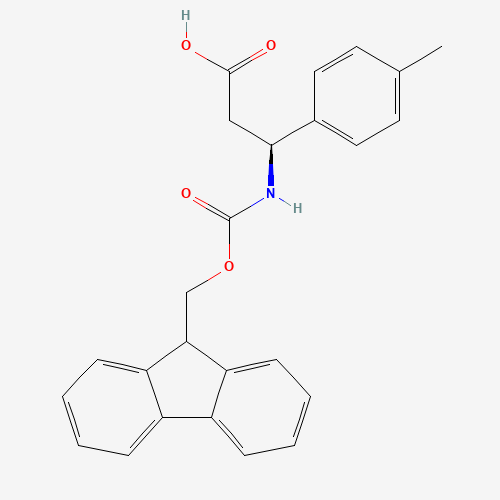 (3S)-3-(9H-fluoren-9-ylmethoxycarbonylamino)-3-(4-methylphenyl)propanoic acid (CAS: 479064-99-8) - Related Chemical Product
