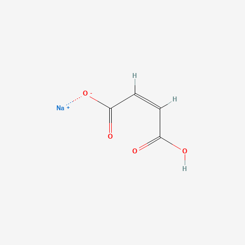 sodium;(Z)-4-hydroxy-4-oxobut-2-enoate (CAS: 3105-55-3) - Chemical Structure and Molecular Formula 