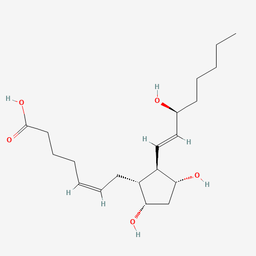 (Z)-7-[(1R,2R,3R,5S)-3,5-dihydroxy-2-[(E,3S)-3-hydroxyoct-1-enyl]cyclopentyl]hept-5-enoic acid (CAS: 551-11-1) - Related Chemical Product