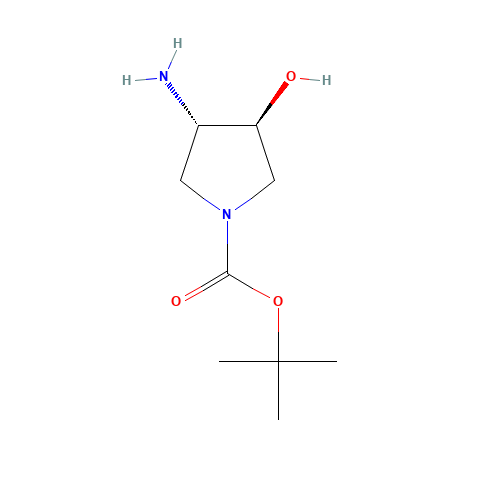 tert-butyl (3S,4S)-3-amino-4-hydroxypyrrolidine-1-carboxylate (CAS: 190792-74-6) - Related Chemical Product