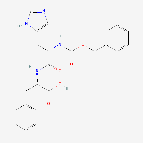 (2S)-2-[[(2S)-3-(1H-imidazol-5-yl)-2-(phenylmethoxycarbonylamino)propanoyl]amino]-3-phenylpropanoic acid (CAS: 13053-69-5) - Related Chemical Product