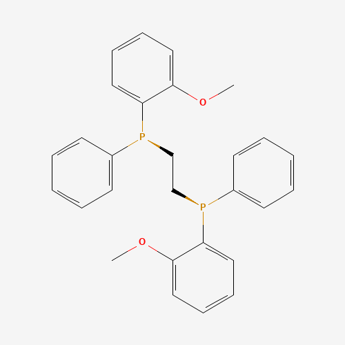 (S)-(2-methoxyphenyl)-[2-[(2-methoxyphenyl)-phenylphosphanyl]ethyl]-phenylphosphane (CAS: 97858-62-3) - Related Chemical Product