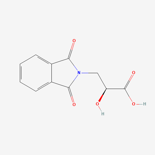 (2S)-3-(1,3-dioxoisoindol-2-yl)-2-hydroxypropanoic acid (CAS: 133319-36-5) - Related Chemical Product