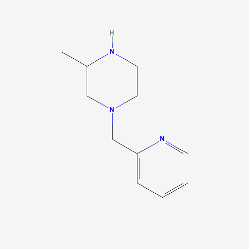 (3R)-3-methyl-1-(pyridin-2-ylmethyl)piperazine (CAS: 1144518-00-2) - Chemical Structure and Molecular Formula 