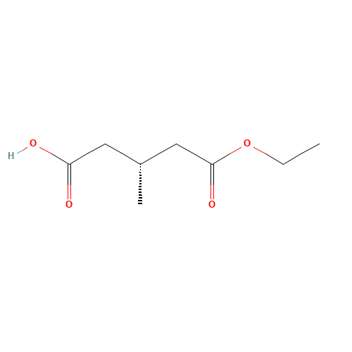(3R)-5-ethoxy-3-methyl-5-oxopentanoic acid (CAS: 72594-19-5) - Related Chemical Product