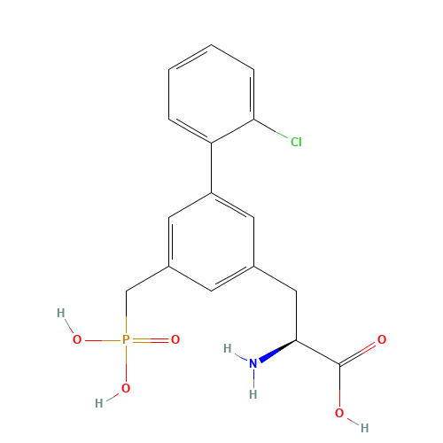 (2S)-2-amino-3-[3-(2-chlorophenyl)-5-(phosphonomethyl)phenyl]propanoic acid (CAS: 174575-17-8) - Related Chemical Product