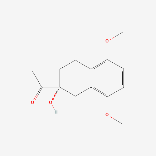 1-[(2R)-2-hydroxy-5,8-dimethoxy-3,4-dihydro-1H-naphthalen-2-yl]ethanone (CAS: 41098-96-8) - Related Chemical Product