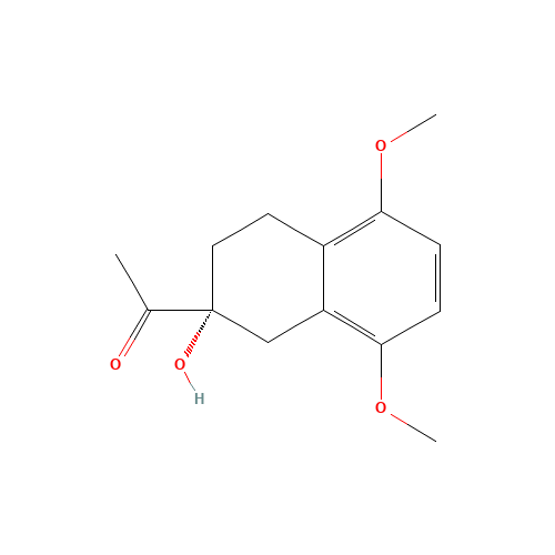 1-[(2R)-2-hydroxy-5,8-dimethoxy-3,4-dihydro-1H-naphthalen-2-yl]ethanone (CAS: 41098-96-8) - Related Chemical Product