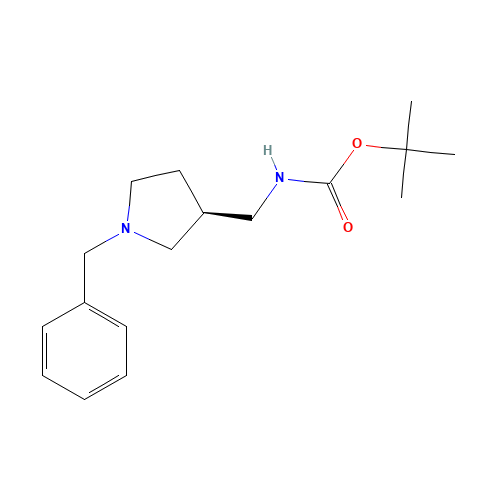 tert-butyl N-[[(3S)-1-benzylpyrrolidin-3-yl]methyl]carbamate (CAS: 303111-41-3) - Related Chemical Product