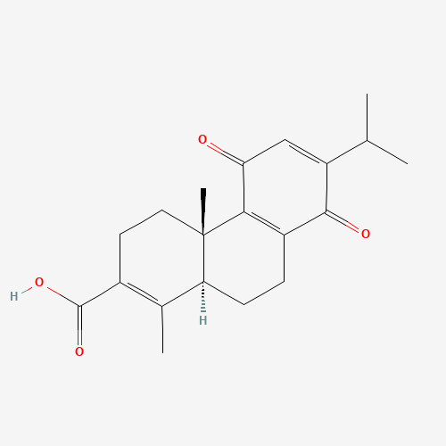 (4aS,10aS)-1,4a-dimethyl-5,8-dioxo-7-propan-2-yl-4,9,10,10a-tetrahydro-3H-phenanthrene-2-carboxylic acid (CAS: 142950-86-5) - Related Chemical Product