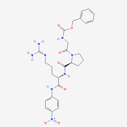 benzyl N-[2-[(2S)-2-[[(2S)-5-(diaminomethylideneamino)-1-(4-nitroanilino)-1-oxopentan-2-yl]carbamoyl]pyrrolidin-1-yl]-2-oxoethyl]carbamate (CAS: 66648-35-9) - Related Chemical Product