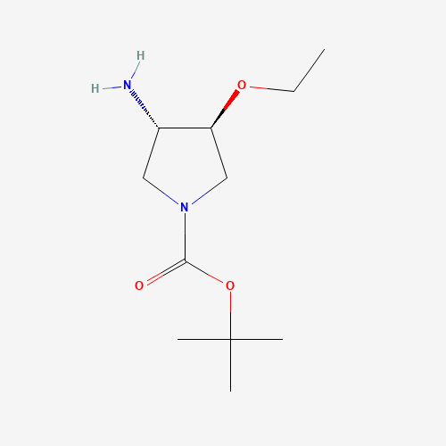 tert-butyl (3S,4S)-3-amino-4-ethoxypyrrolidine-1-carboxylate (CAS: 708273-40-9) - Related Chemical Product