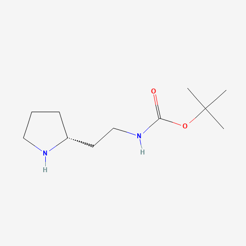 tert-butyl N-[2-[(2R)-pyrrolidin-2-yl]ethyl]carbamate (CAS: 720000-05-5) - Related Chemical Product