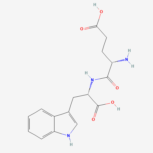 (4S)-4-amino-5-[[(1S)-1-carboxy-2-(1H-indol-3-yl)ethyl]amino]-5-oxopentanoic acid (CAS: 38101-59-6) - Related Chemical Product