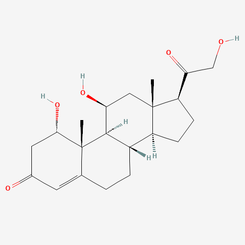 (1S,8S,9S,10R,11S,13S,14S,17S)-1,11-dihydroxy-17-(2-hydroxyacetyl)-10,13-dimethyl-1,2,6,7,8,9,11,12,14,15,16,17-dodecahydrocyclopenta[a]phenanthren-3-one (CAS: 10163-49-2) - Related Chemical Product