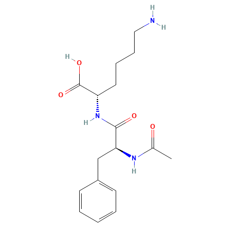 (2S)-2-[[(2S)-2-acetamido-3-phenylpropanoyl]amino]-6-aminohexanoic acid (CAS: 14287-21-9) - Related Chemical Product
