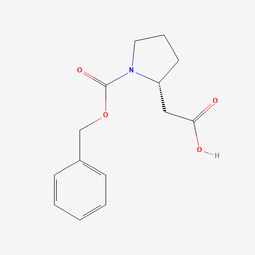 2-[(2R)-1-phenylmethoxycarbonylpyrrolidin-2-yl]acetic acid (CAS: 61350-64-9) - Related Chemical Product