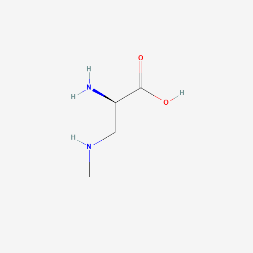 (2R)-2-amino-3-(methylamino)propanoic acid (CAS: 20790-80-1) - Chemical Structure and Molecular Formula 
