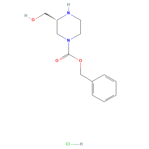 benzyl (3R)-3-(hydroxymethyl)piperazine-1-carboxylate;hydrochloride (CAS: 930782-91-5) - Related Chemical Product