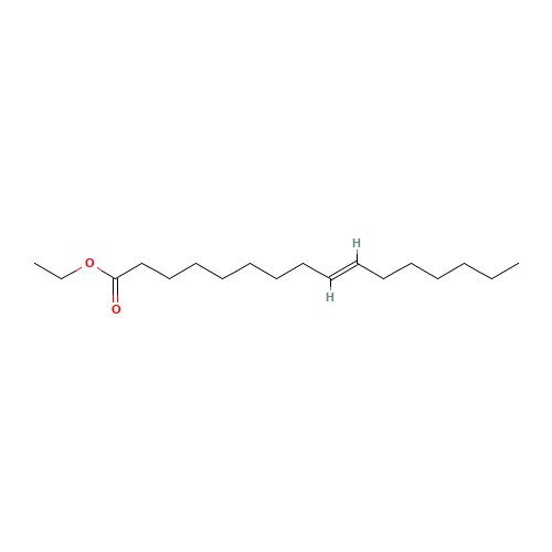 ethyl (E)-hexadec-9-enoate (CAS: 68862-27-1) - Chemical Structure and Molecular Formula 