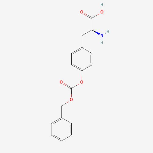 (2S)-2-amino-3-(4-phenylmethoxycarbonyloxyphenyl)propanoic acid (CAS: 21106-04-7) - Related Chemical Product