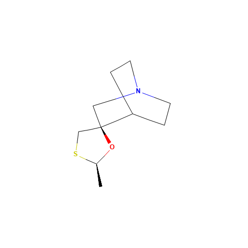 (2R,5R)-2-methylspiro[1,3-oxathiolane-5,3'-1-azabicyclo[2.2.2]octane] (CAS: 107233-08-9) - Related Chemical Product