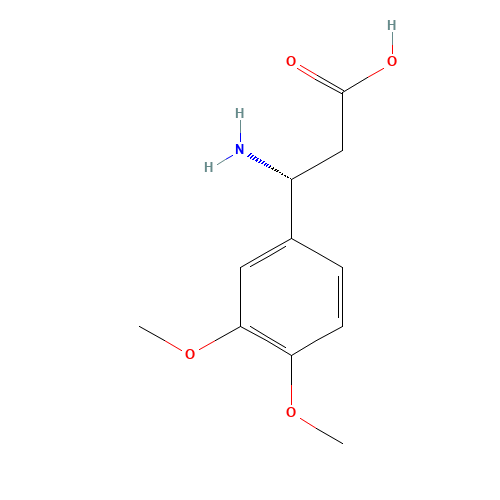(3R)-3-amino-3-(3,4-dimethoxyphenyl)propanoic acid (CAS: 713513-03-2) - Related Chemical Product
