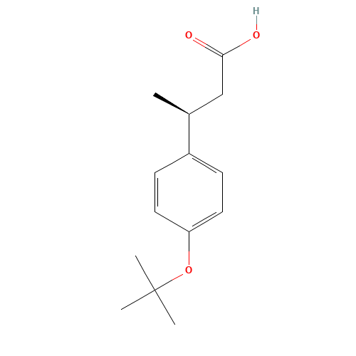 (3S)-3-[4-[(2-methylpropan-2-yl)oxy]phenyl]butanoic acid (CAS: 209679-19-6) - Related Chemical Product