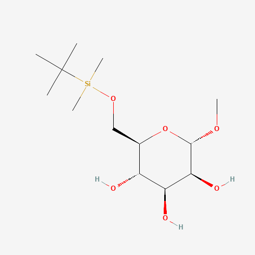 (2R,3S,4S,5S,6S)-2-[[tert-butyl(dimethyl)silyl]oxymethyl]-6-methoxyoxane-3,4,5-triol (CAS: 74247-81-7) - Related Chemical Product
