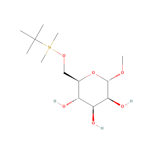 (2R,3S,4S,5S,6S)-2-[[tert-butyl(dimethyl)silyl]oxymethyl]-6-methoxyoxane-3,4,5-triol (CAS: 74247-81-7) - Related Chemical Product
