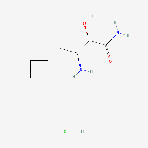 (2S,3R)-3-amino-4-cyclobutyl-2-hydroxybutanamide;hydrochloride (CAS: 1036931-36-8) - Related Chemical Product