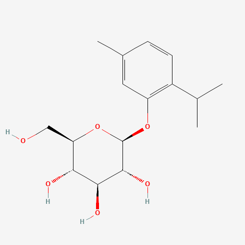 (2R,3S,4S,5R,6S)-2-(hydroxymethyl)-6-(5-methyl-2-propan-2-ylphenoxy)oxane-3,4,5-triol (CAS: 20772-23-0) - Related Chemical Product