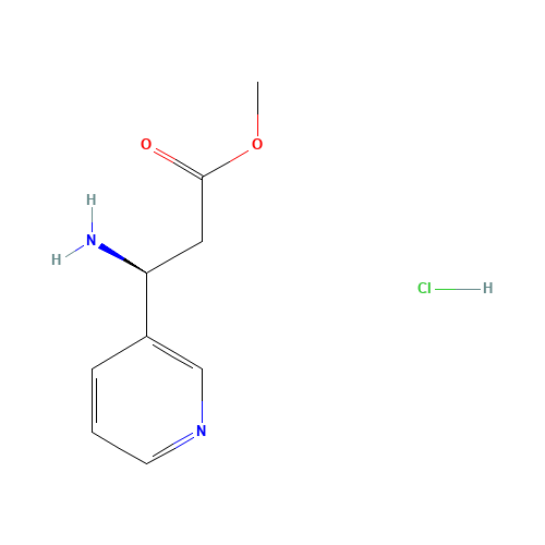 methyl (3S)-3-amino-3-pyridin-3-ylpropanoate;hydrochloride (CAS: 198959-36-3) - Related Chemical Product