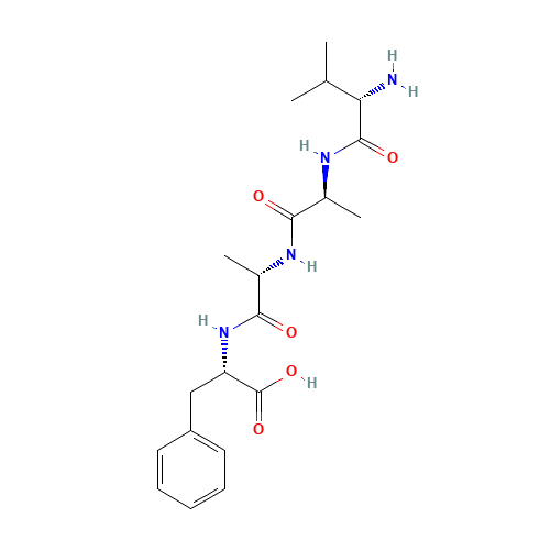 (2S)-2-[[(2S)-2-[[(2S)-2-[[(2S)-2-amino-3-methylbutanoyl]amino]propanoyl]amino]propanoyl]amino]-3-phenylpropanoic acid (CAS: 21957-32-4) - Related Chemical Product