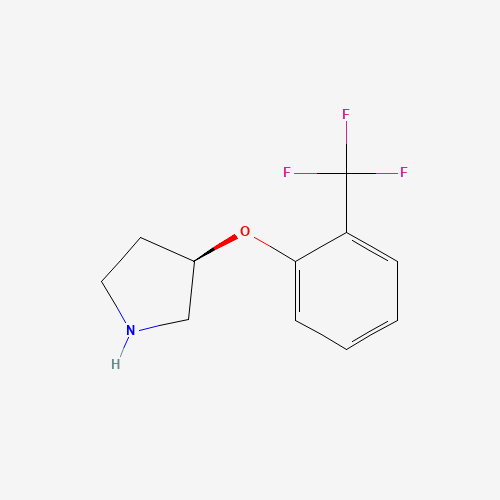 (3R)-3-[2-(trifluoromethyl)phenoxy]pyrrolidine (CAS: 921606-29-3) - Related Chemical Product