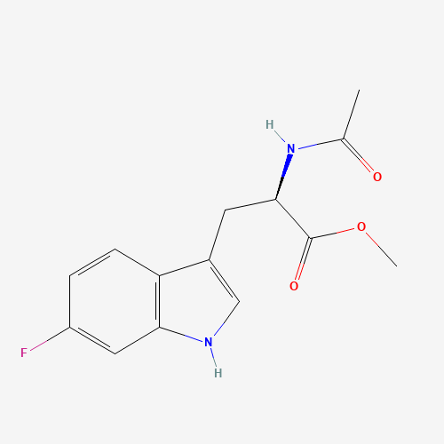methyl (2R)-2-acetamido-3-(6-fluoro-1H-indol-3-yl)propanoate (CAS: 1234842-62-6) - Related Chemical Product