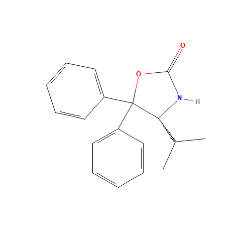 (4R)-5,5-diphenyl-4-propan-2-yl-1,3-oxazolidin-2-one (CAS: 191090-32-1) - Related Chemical Product
