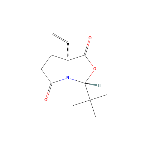 (3R,7aR)-3-tert-butyl-7a-ethenyl-6,7-dihydro-3H-pyrrolo[1,2-c][1,3]oxazole-1,5-dione (CAS: 1214741-20-4) - Related Chemical Product