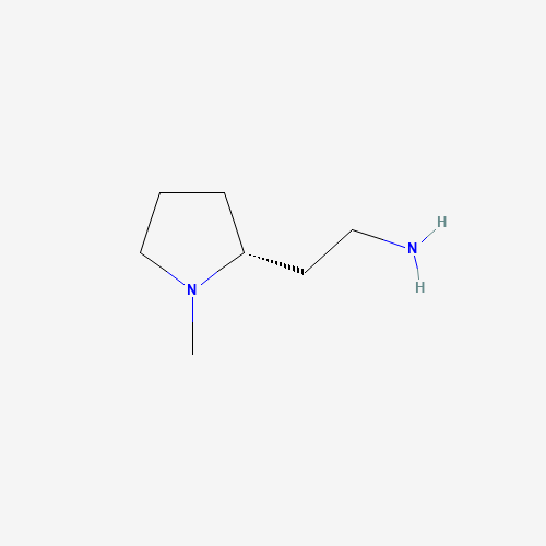 2-[(2R)-1-methylpyrrolidin-2-yl]ethanamine (CAS: 422545-96-8) - Chemical Structure and Molecular Formula 